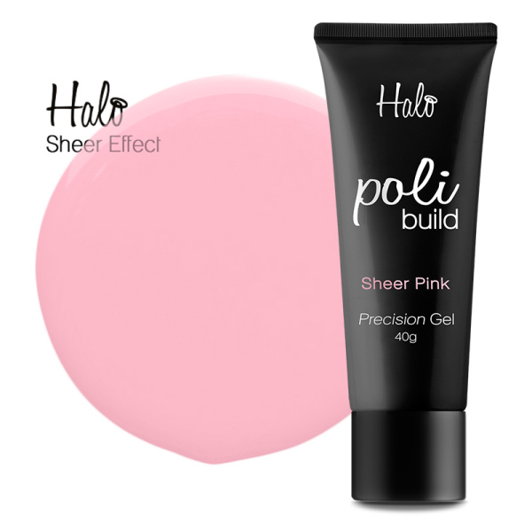 halo polibuild sheer pink