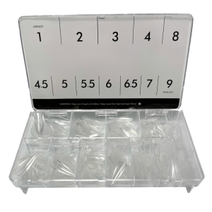 magpie full on tips extra length stiletto clear