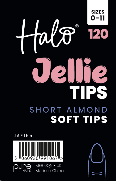 halo jellie tips short almond
