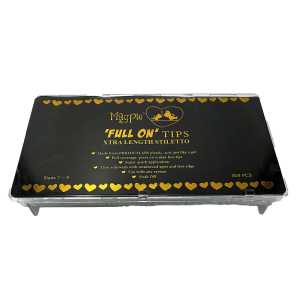 magpie full on tips extra length stiletto clear