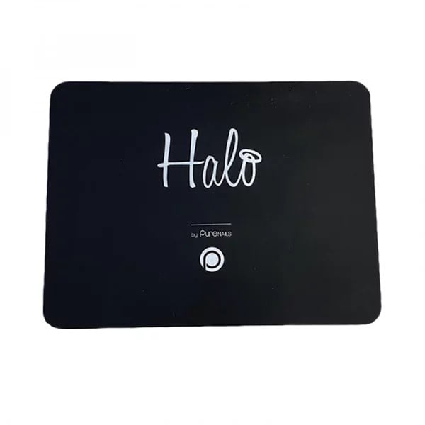 halo siliconen desk mat zwart