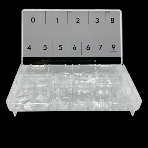 magpie full on tips clear short square