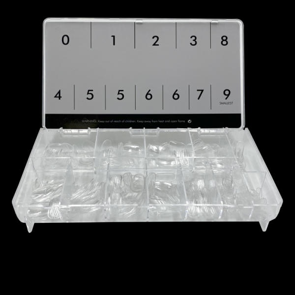 magpie full on tips clear short square