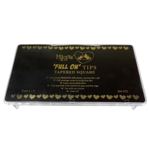 magpie full on tips tapered square clear
