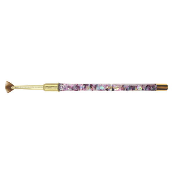 magpie glitter fan brush