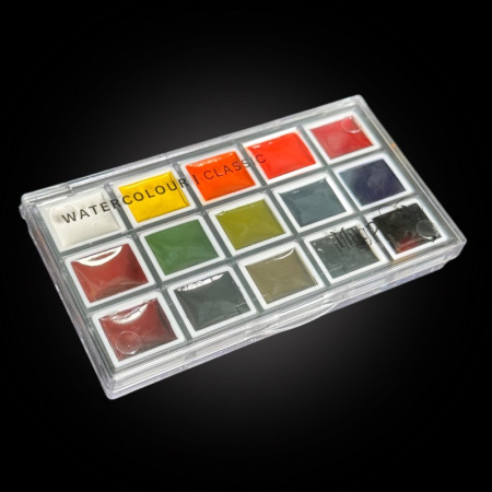 magpie watercolour pallet paint