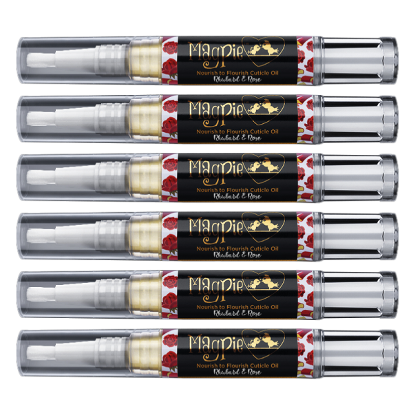 magpie nagelriemolie set pen rhubarb rose