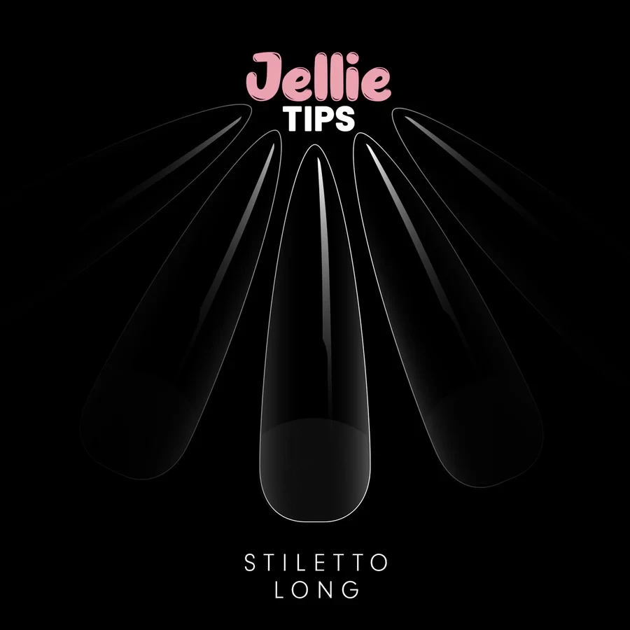 halo jellie tips long stiletto