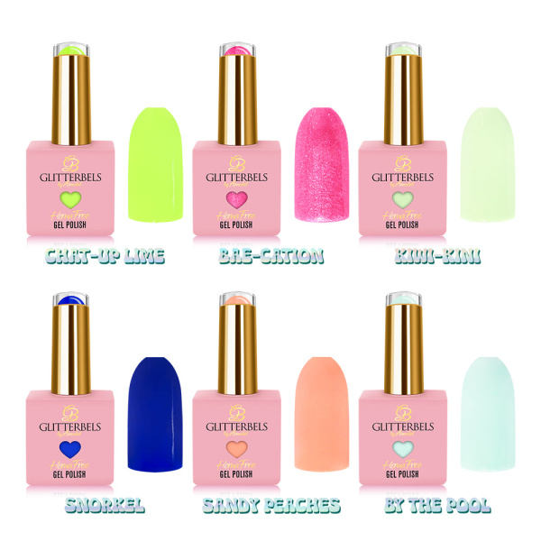 gb hf gel polish getaway collection