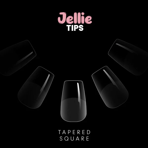 halo jellie tips tapered square