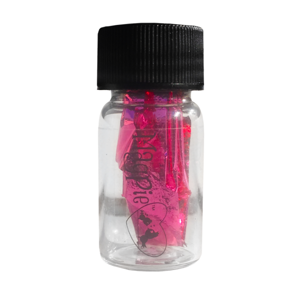 magpie leaf hot pink