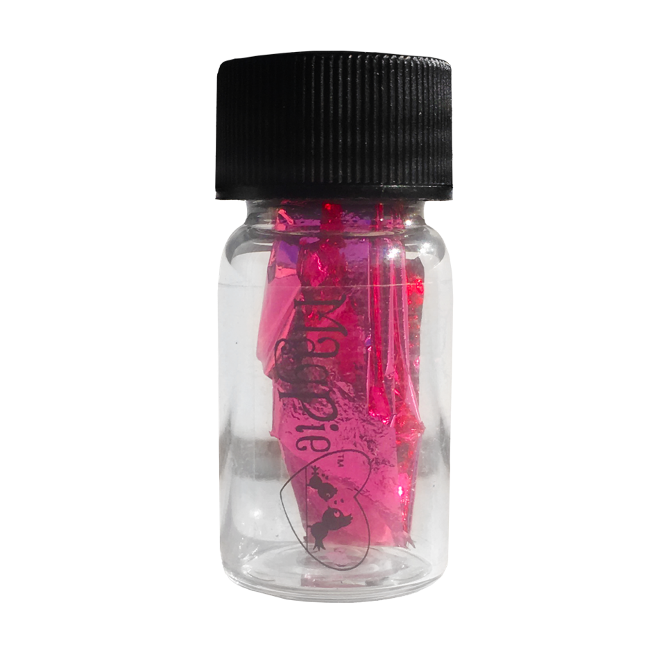 magpie leaf hot pink