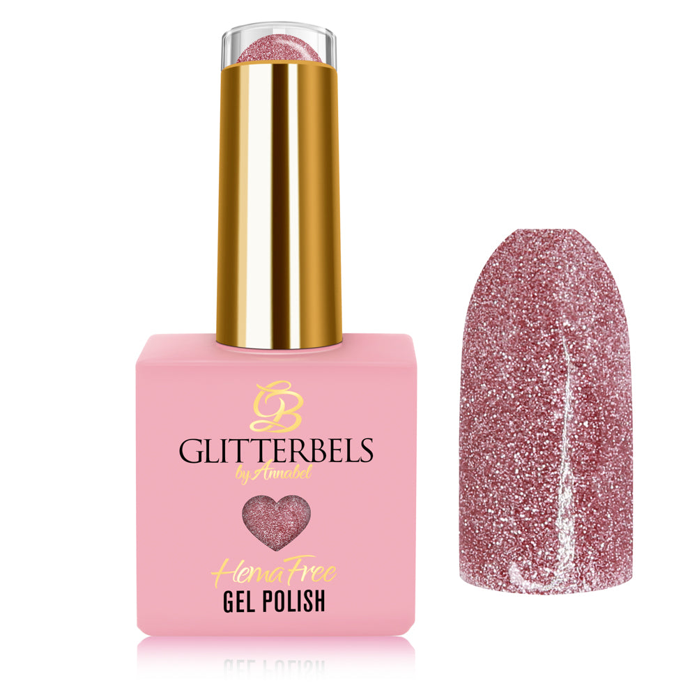 glitterbels hf gel polish 457 champagne truffle