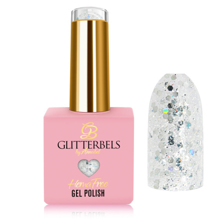glitterbels hf gel polish 461 dripping in diamonds
