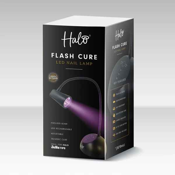 halo flash cure lamp zwart doos