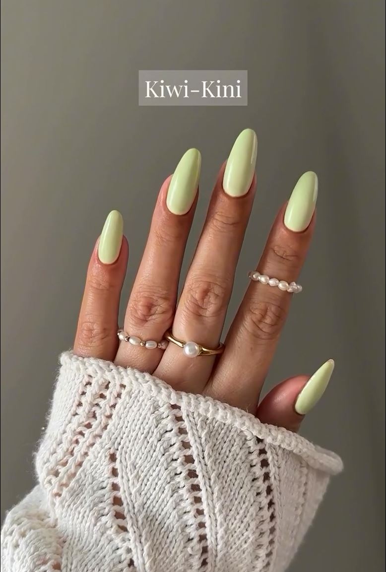gb hf gel polish 575 kiwi-kini