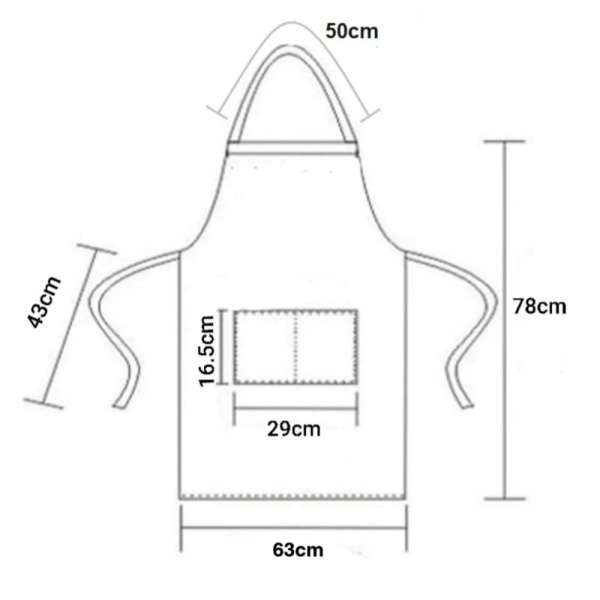 pns schort afmetingen