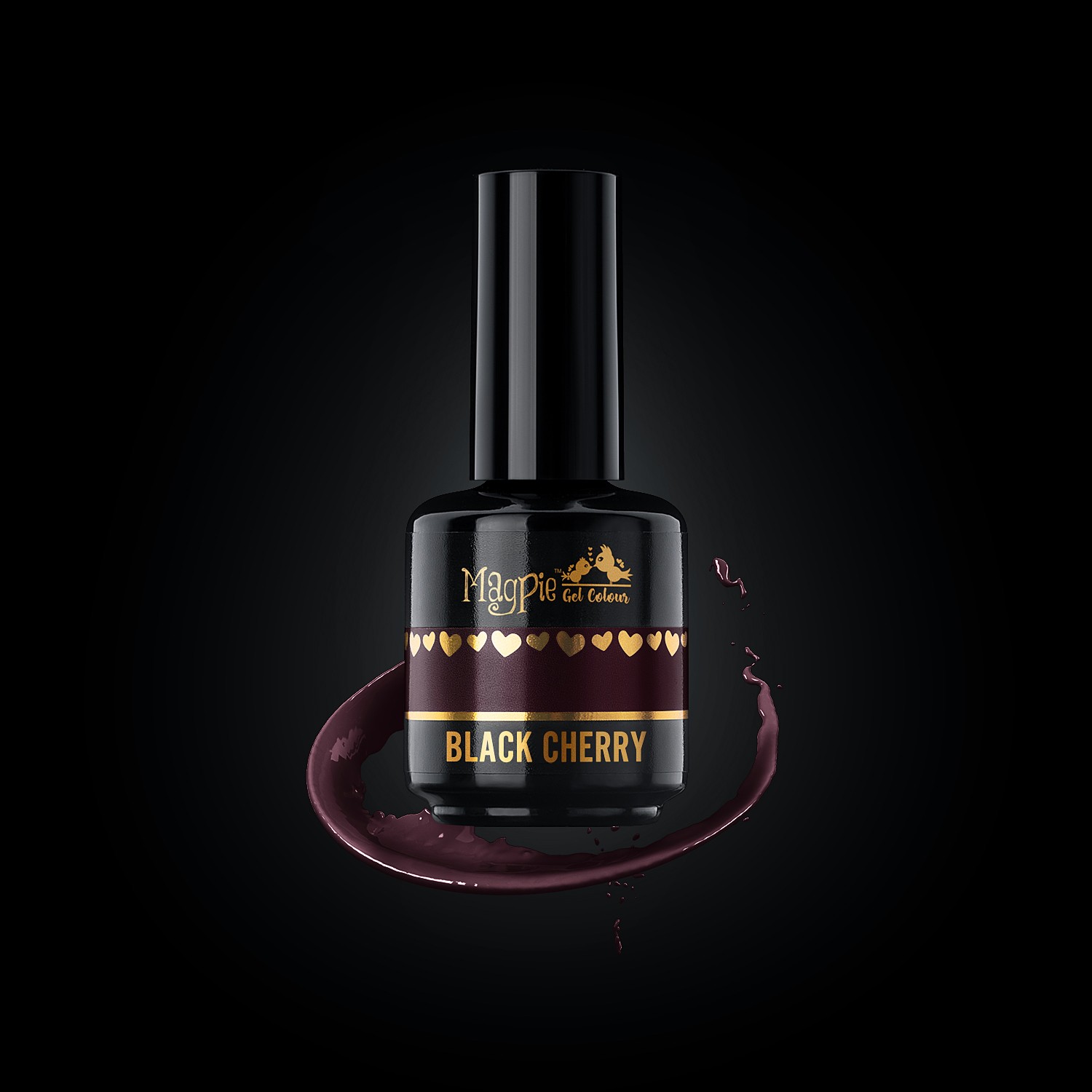 magpie gel colour black cherry