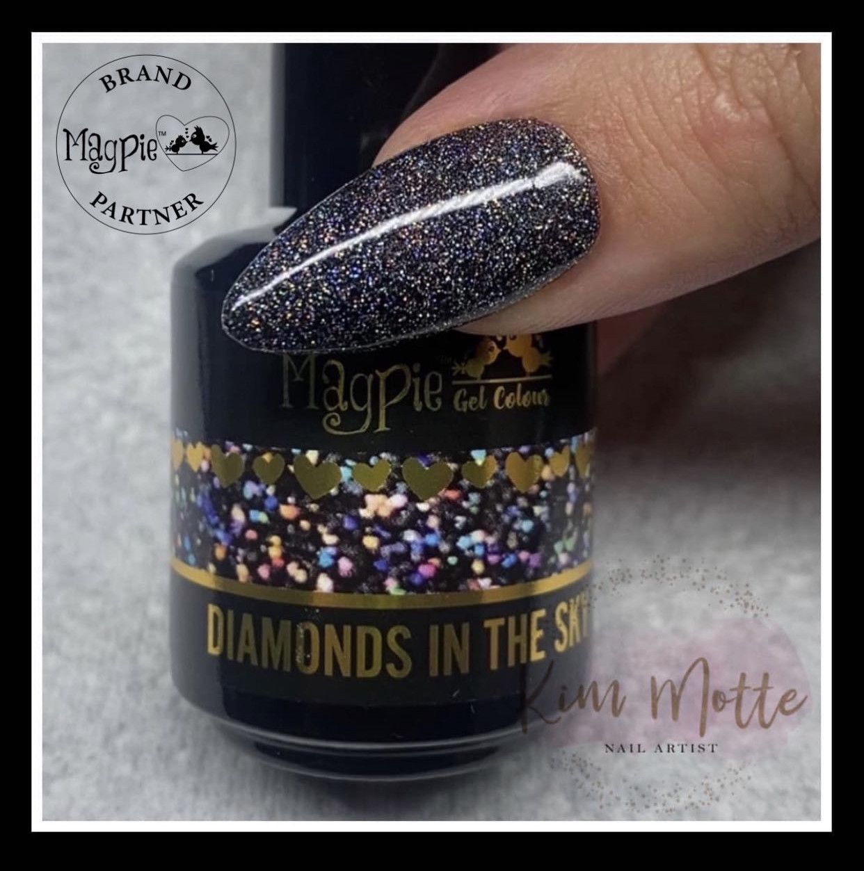 magpie gel colour diamonds in the sky