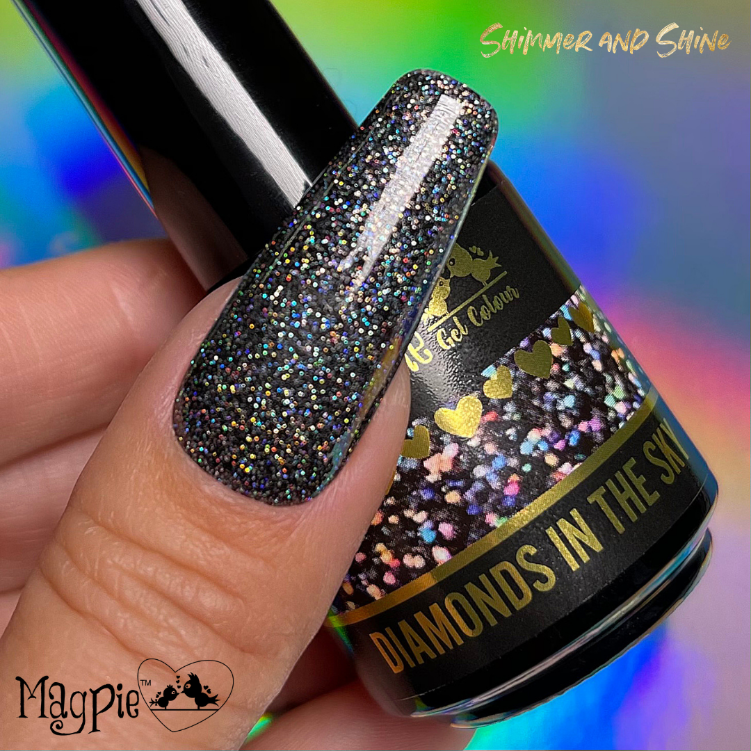 magpie gel colour diamonds in the sky