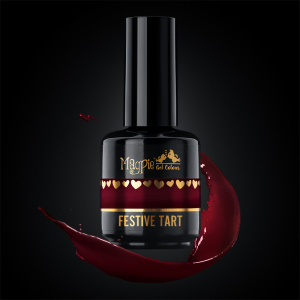 magpie gel colour festive tart