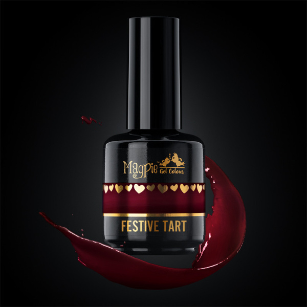 magpie gel colour festive tart
