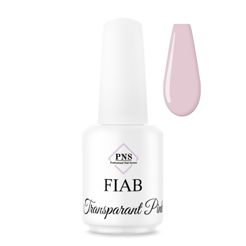 ppns fiab fiber in a bottle transparant pink prachtnagels