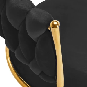 rico draaistoel zwart goud
