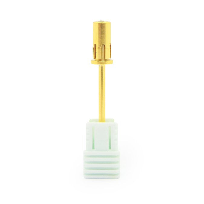 glitterbels diamond gold mandrel bit prachtnagels