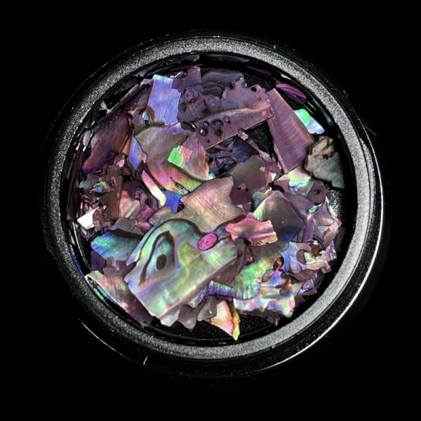 magpie shell purple prachtnagels