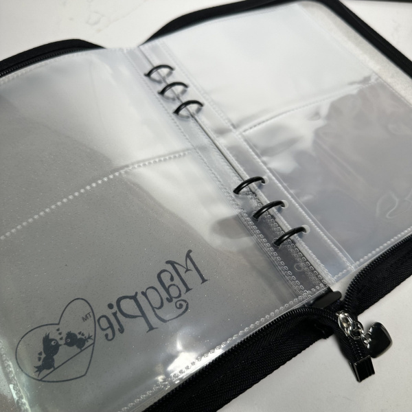 magpie sticker storage book Prachtnagels