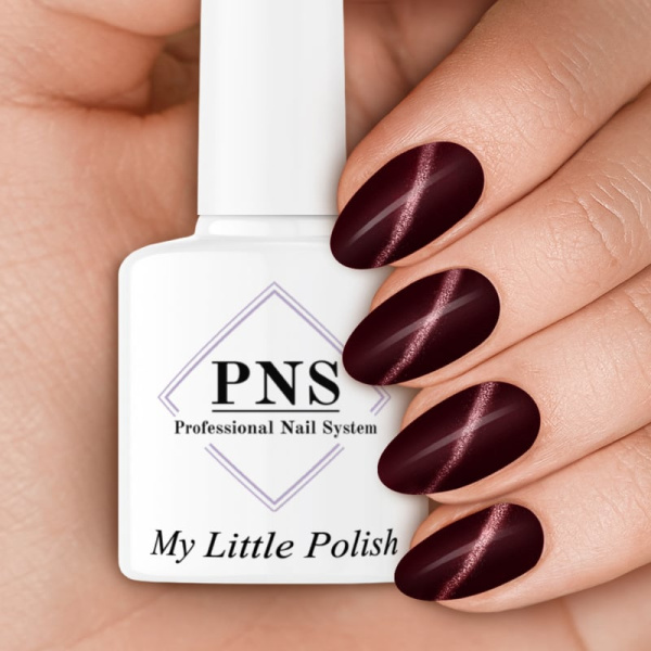 pns mlp my little polish hasselt bordeaux cat eye prachtnagels