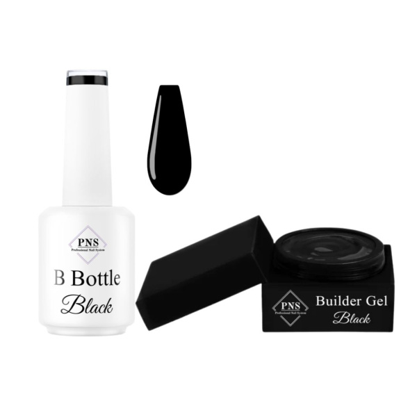 pns b bottle black builder prachtnagels