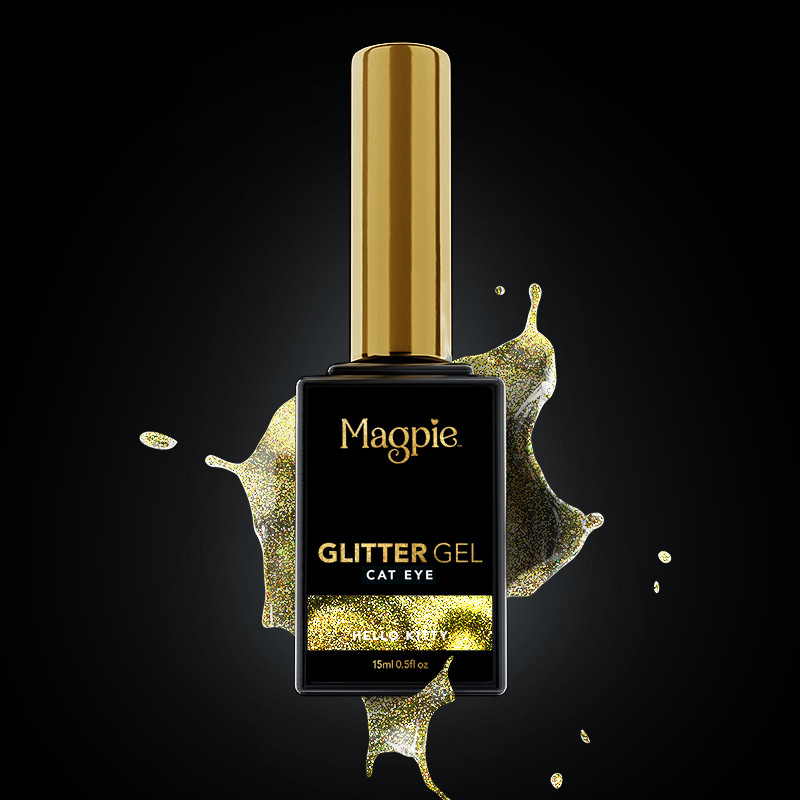 magpie gel polish cat eye hello kitty prachtnagels