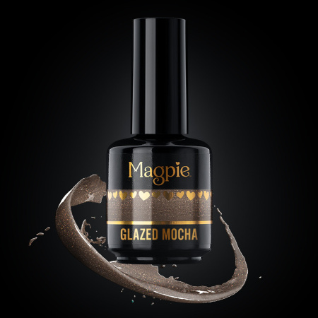 magpie gel colour glazed mocha gellak prachtnagels
