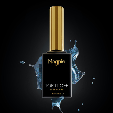 magpie top it off blue pearl top coat prachtnagels