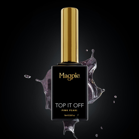 magpie top it off pink pearl top ocat prachtnagels