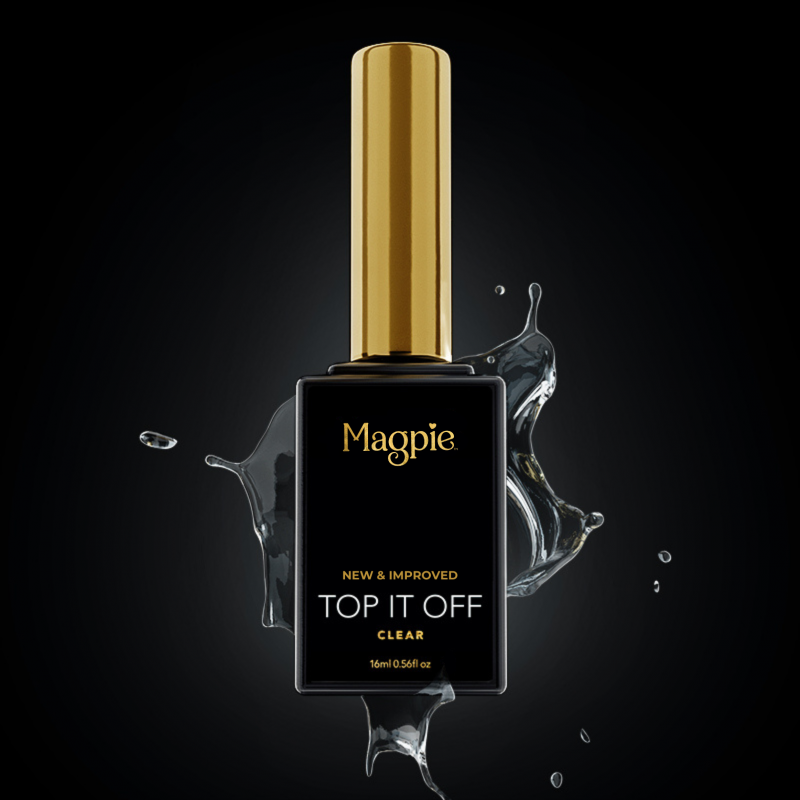 magpie top it off top coat new improved clear prachtnagels