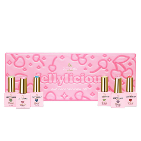 glitterbels hema free gel polish jellylicious collectie prachtnagels box
