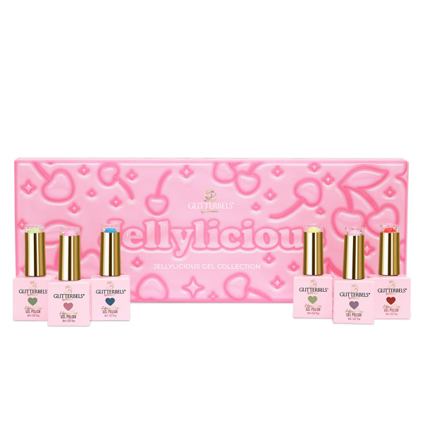 glitterbels hema free gel polish jellylicious collectie prachtnagels box