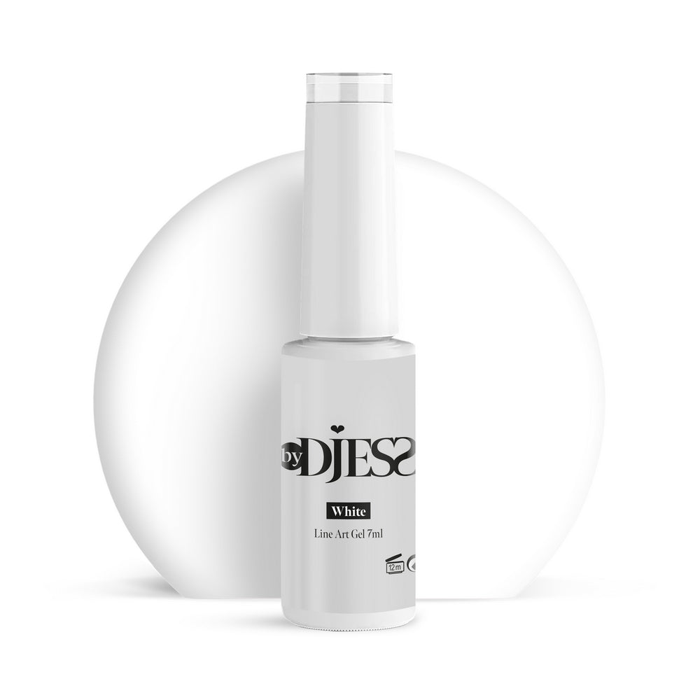by djess liner gel wit prachtnagels