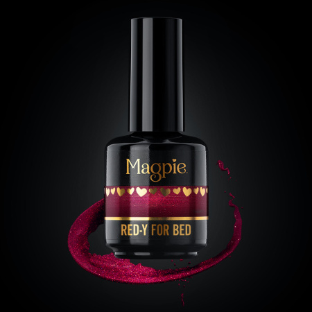 magpie gel colour red-y for bed prachtnagels bottle