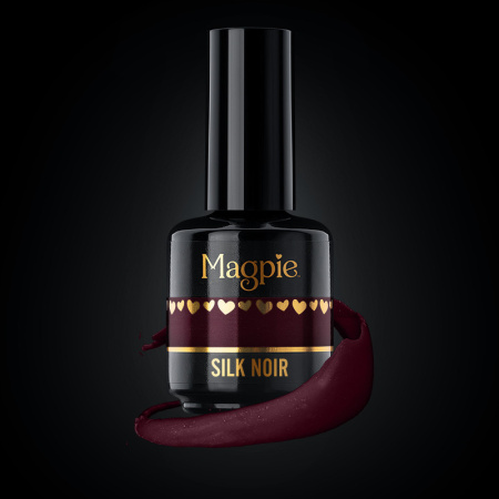 magpie gel colour silk noir prachtnagels bottle