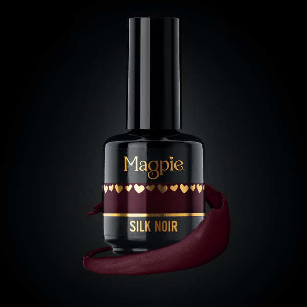magpie gel colour silk noir prachtnagels bottle