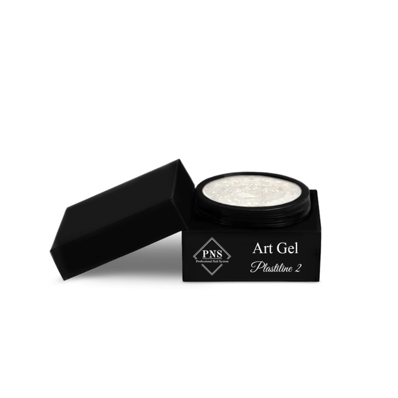 pns plastiline gel 2 glitter wit prachtnagels