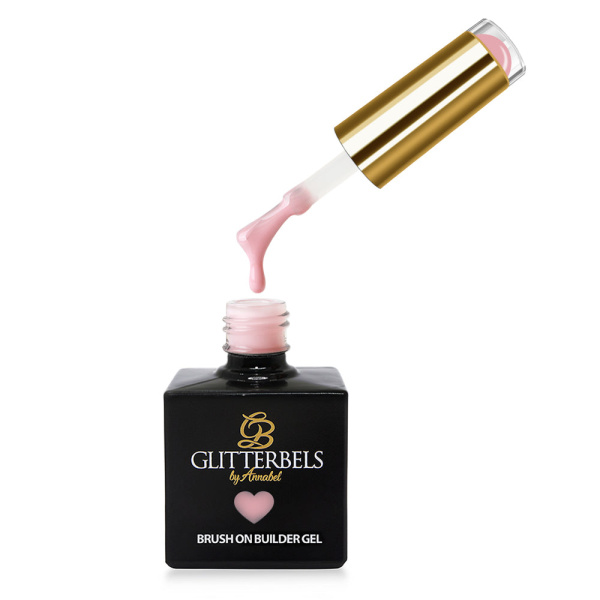 glitterbels brush on builder gel power walk prachtnagels
