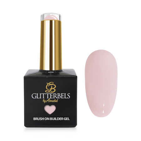 glitterbels brush on builder gel organic prachtnagels