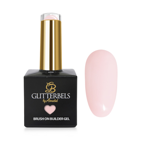 glitterbels brush on builder gel warm up prachtnagels