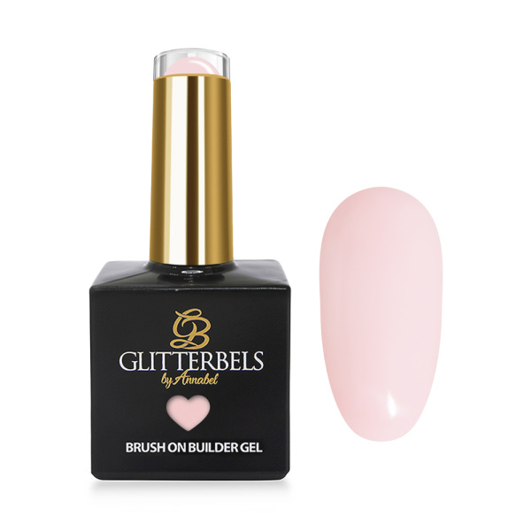 glitterbels brush on builder gel warm up prachtnagels