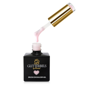 glitterbels brush on builder gel warm up prachtnagels